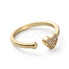 Adjustable Brass Cuff Finger Rings X-RJEW-G096-25G-2