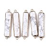 Natural Howlite Links Connectors G-S359-106C-1