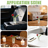 2Pcs Glass Flower Display Decorations AJEW-CO0001-04C-6