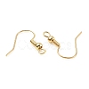 Brass Earring Hooks X-KK-C024-18KCG-3