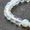 Opalite Beaded Stretch Bracelets BJEW-A117-B-07-3