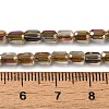 Electroplate Glass Beads Strands EGLA-D031-01-15-4