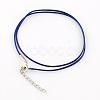 Waxed Cotton Cord Necklace Making MAK-S032-1.5mm-123-1