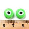 Opaque Printed Acrylic Beads OACR-G038-04B-3