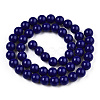 Opaque Solid Color Glass Beads Strands X-GLAA-T032-P8mm-03-3