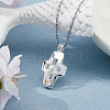 925 Sterling Silver Empty Bead Cage Pendants STER-WH0005-63-3