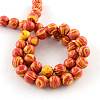 Dyed Synthetical Gemstone Round Bead Strands G-Q939-01A-M-3