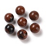 Natural Mahogany Obsidian No Hole Sphere Beads G-K353-04A-24-1