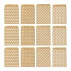 100Pcs 4 Patterns Eco-Friendly Kraft Paper Bags CARB-LS0001-02A-1