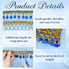 Polyester Tassel Lace Ribbon OCOR-WH0079-75H-3