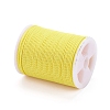 Round Waxed Polyester Cord YC-G006-01-1.0mm-04-3