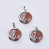 Goldstone Kitten Pendants G-K234-D18-1