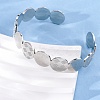 304 Stainless Steel Cuff Bangles BJEW-P355-01P-3