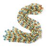 Electroplate Glass Beads Strands EGLA-D300-06-8mm-24-1
