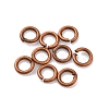 Brass Saw Cut Open Jump Rings KK-G514-01A-R-1