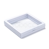 Square Transparent PE Thin Film Suspension Jewelry Display Box CON-D009-01C-05-2