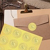 34 Sheets Self Adhesive Gold Foil Embossed Stickers DIY-WH0509-017-6