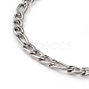 Tarnish Resistant Women' s 304 Stainless Steel Figaro Chains BJEW-JB05841-01-2