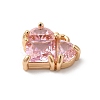 Brass Charms KK-C062-052G-01-2