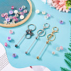 DIY Beadable Keychain Making Kit DIY-TA0006-48-5