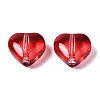 Transparent Spray Painted Glass Beads LS-GGLA-S054-012A-02-3