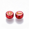 Plating Acrylic Beads X-MACR-T038-02-2