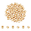 100Pcs Long-Lasting Plated Brass European Beads KK-UN0002-88-1