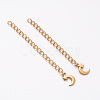 Ion Plating(IP) 304 Stainless Steel Chain Extender STAS-F098-16-1