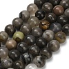 Natural Volcanic Agate Beads Strands X-G-G305-A01-8mm-2