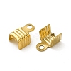 304 Stainless Steel Folding Crimp Ends STAS-P319-02G-2