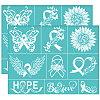 Self-Adhesive Silk Screen Printing Stencil DIY-WH0338-156-1