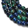 Natural Azurite Beads Strands G-Z110-C02-4mm-4