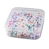 100Pcs Acrylic Beads MACR-YW0002-30-6