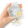 300Pcs 9 Styles Brass Tube Beads KK-YW0002-10-4