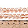 Baking Paint Transparent Glass Beads X1-DGLA-N011-8mm-04-4