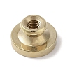 Golden Tone Wax Seal Brass Stamp Head DIY-B079-01G-H-3