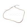 Cowhide Leather Choker Necklaces NJEW-JN03597-02-1