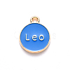 Alloy Enamel Pendants X-ENAM-S124-01A-02G-3
