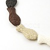 Natural Lava Rock Beads Strands G921-12-2