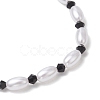 ABS Plastic Imitation Pearl Beaded Stretch Bracelets BJEW-JB11908-4
