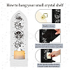 Boho Style Wall Mounted Wood Candle Holder Stand AJEW-WH0378-003-3