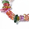 Unisex Synthetic Crackle Quartz Chips Beads Stretch Bracelets BJEW-S143-18-1-7