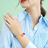 120Pcs Opaque Acrylic European Beads MACR-PA0001-48-6