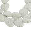 Dyed Natural Lava Rock Bead Strands G917-1-3