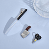 9Pcs 3 Style Tools Resin Alligator Hair Clips PHAR-GL0001-01-3