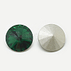 Pointed Back Glass Rhinestone Cabochons RGLA-T086-14mm-15-2