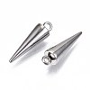 Non-Tarnish 201 Stainless Steel Pendants X-STAS-S117-002C-01-3