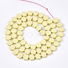 Spray Painted Non-magnetic Synthetic Hematite Beads Strands G-T116-03B-02-2