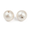 Compressed Cotton Pearl Beads WOVE-V001-A02-8mm-2