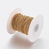 Ion Plating(IP) Handmade 304 Stainless Steel Rolo Chains STAS-P200-24G-3